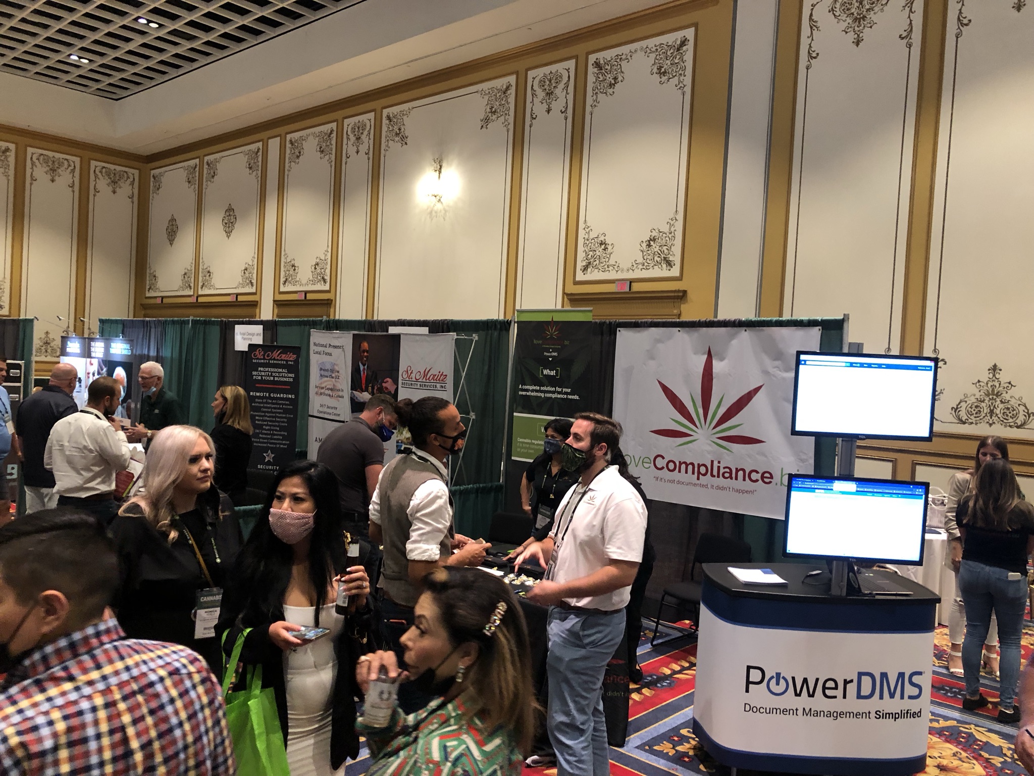 ILoveCompliance and PowerDMS exhibiting at an industry conference